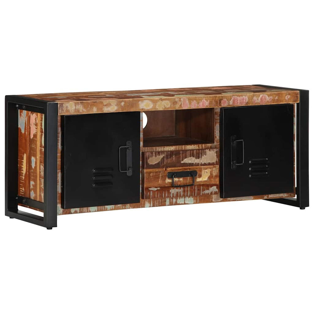 TV-Schrank Altholz Massiv 100 cm