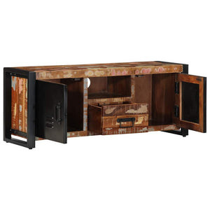 TV-Schrank Altholz Massiv 100 cm