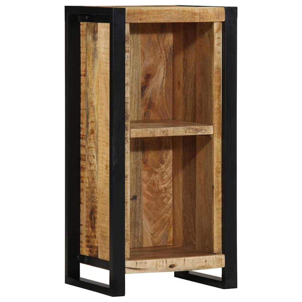 vidaXL Nightstand with Shelf Brown 40 x 30 x 80 cm Solid Mango Wood