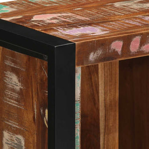 Massivholz Nachttisch Altholz 40x30x80 cm