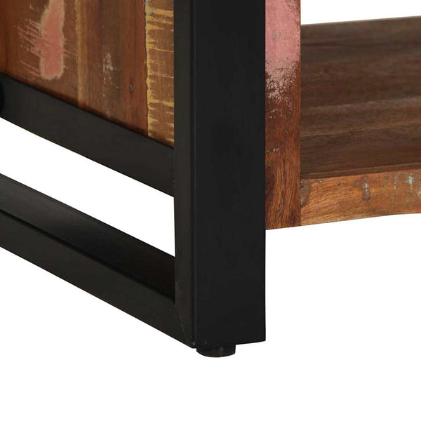Schuhbank Massivholz Mehrfarbig 100cm