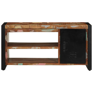 Schuhbank Massivholz Mehrfarbig 100cm