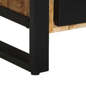 Badezimmerschrank Braun Mango Massivholz 55x35x60cm