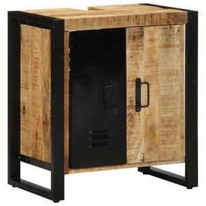 Badezimmerschrank Braun Mango Massivholz 55x35x60cm