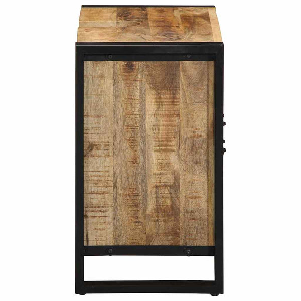 Badezimmerschrank Braun Mango Massivholz 55x35x60cm