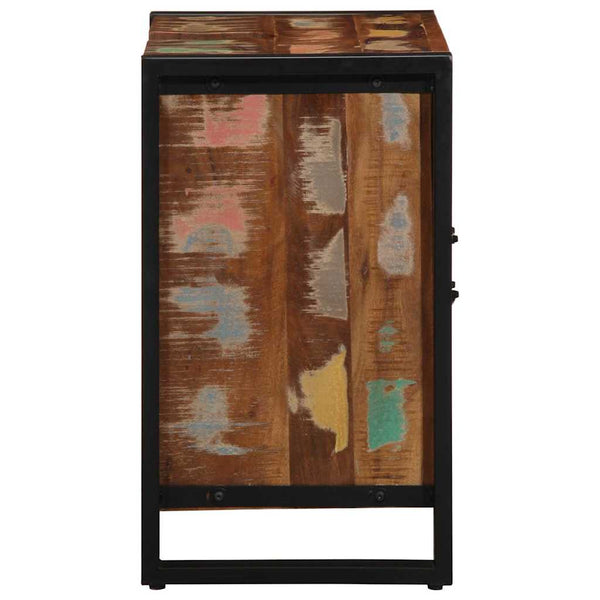 Badezimmerschrank Braun Massivholz mit Regal