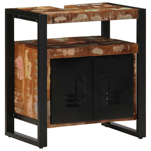 Waschbeckenunterschrank Altholz 55x60 cm