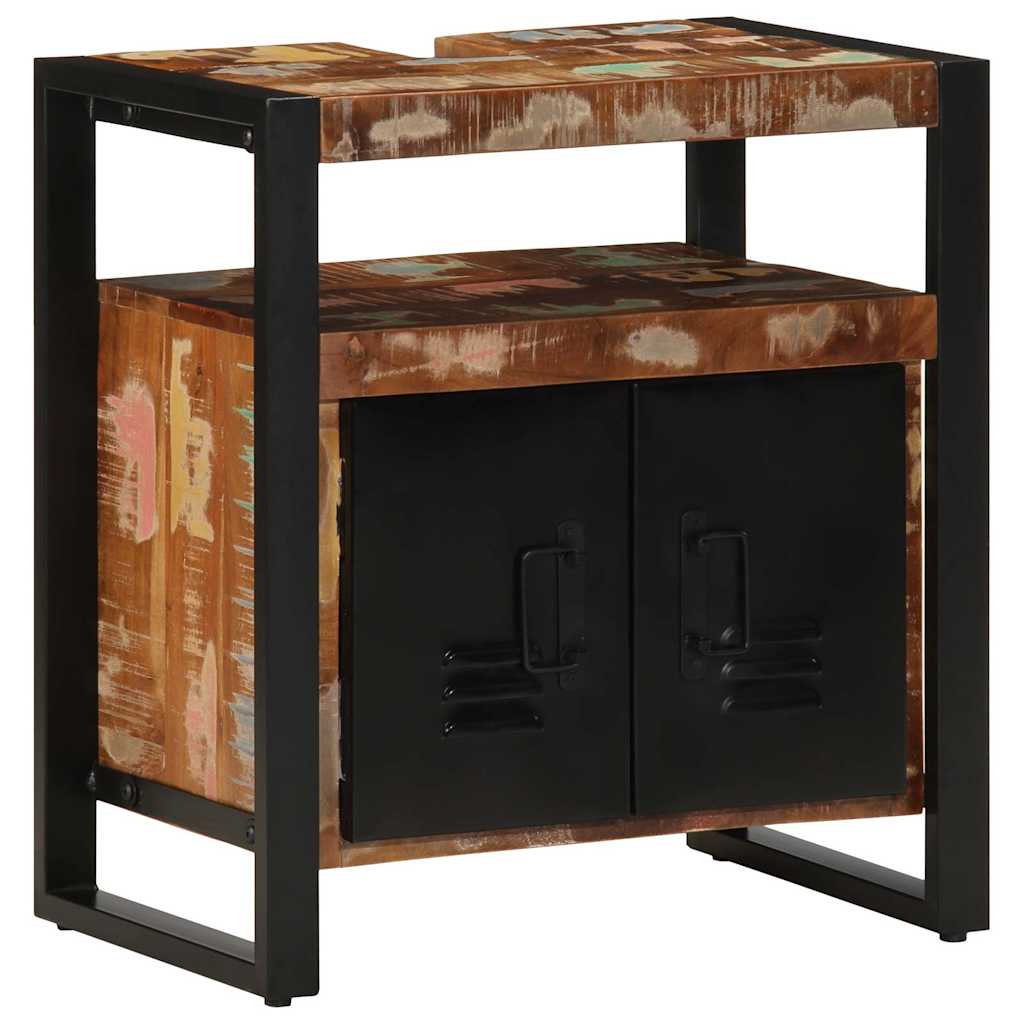 Waschbeckenunterschrank Altholz 55x60 cm