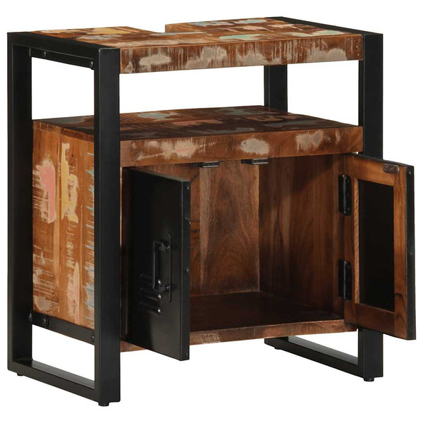 Waschbeckenunterschrank Altholz 55x60 cm