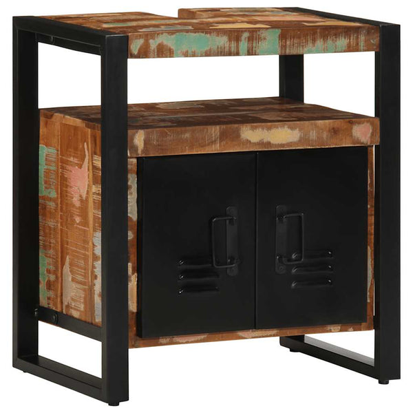 Waschbeckenunterschrank Altholz 55x60 cm