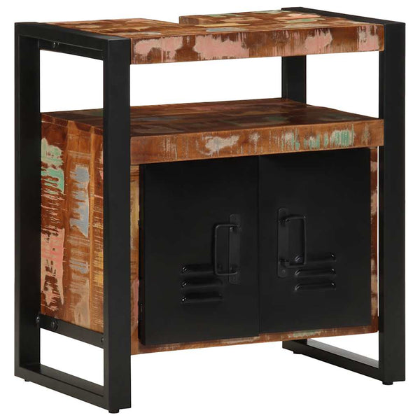 Waschbeckenunterschrank Altholz 55x60 cm