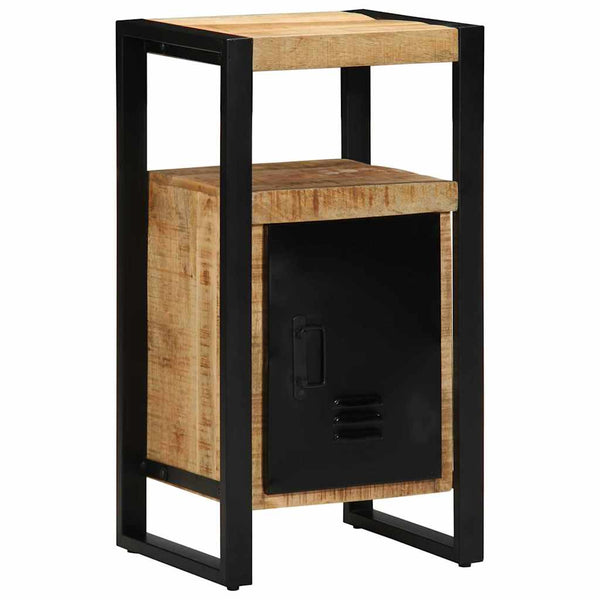 Brauner Badezimmerschrank Mango Massivholz
