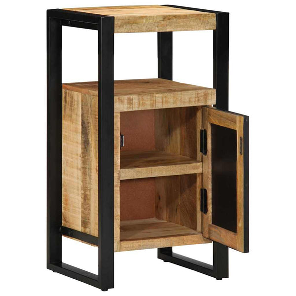 Brauner Badezimmerschrank Mango Massivholz