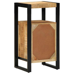 Brauner Badezimmerschrank Mango Massivholz