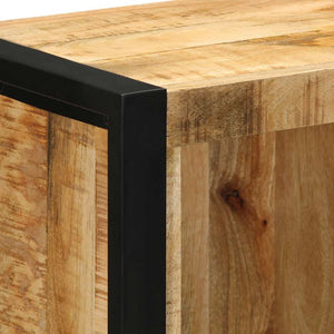 Badschrank Mango Massivholz 40x30x90 cm