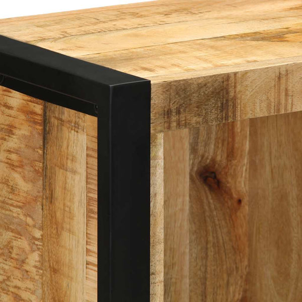 Badschrank Mango Massivholz 40x30x90 cm