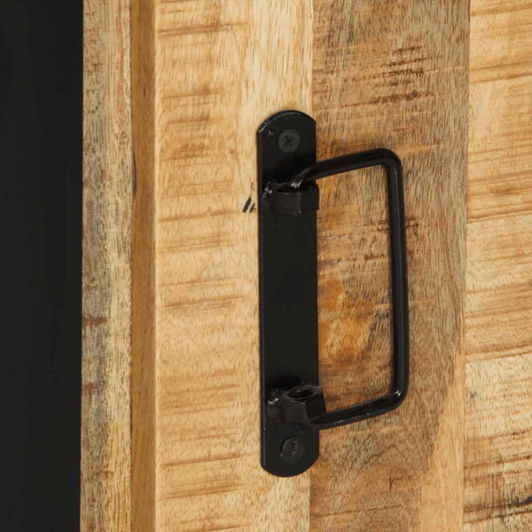 Badschrank Mango Massivholz 40x30x90 cm