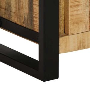 Badschrank Mango Massivholz 40x30x90 cm