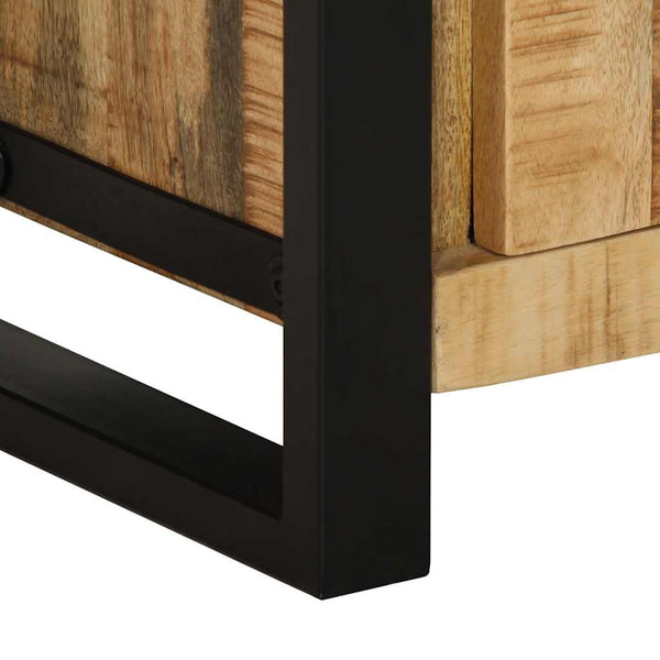 Badschrank Mango Massivholz 40x30x90 cm