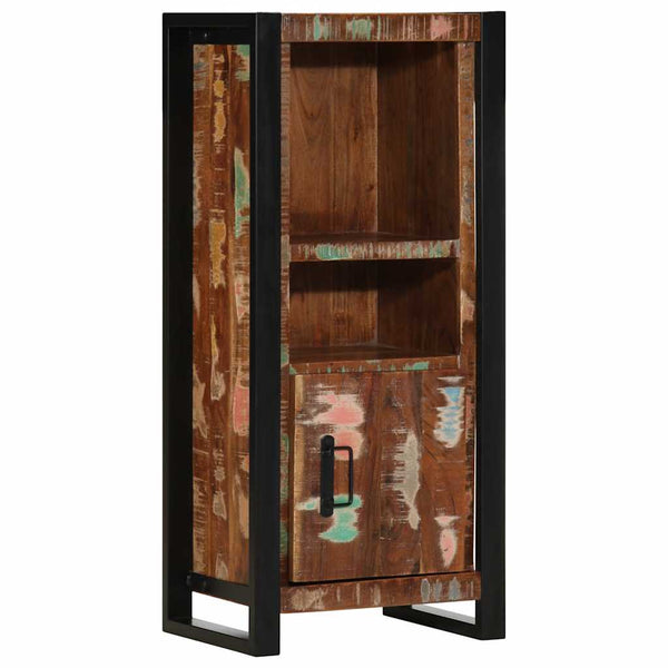 Badschrank Altholz Massivholz 40x30x90 cm