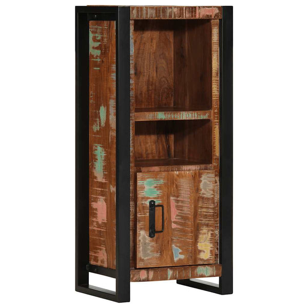 Badschrank Altholz Massivholz 40x30x90 cm