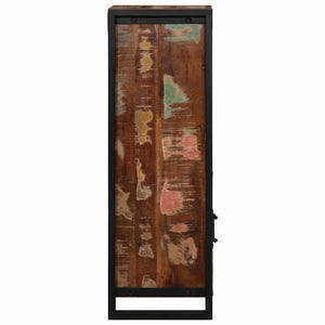 Badschrank Altholz Massivholz 40x30x90 cm