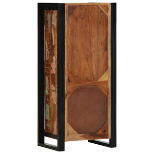 Badschrank Altholz Massivholz 40x30x90 cm