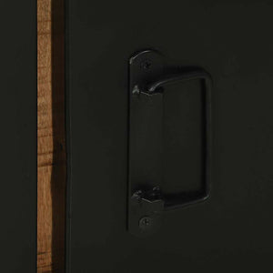 Badezimmerschrank Braun Mango Massivholz 90cm