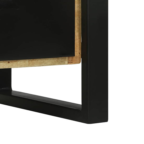 Badezimmerschrank Braun Mango Massivholz 90cm