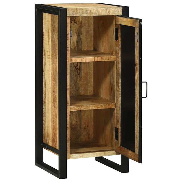 Badezimmerschrank Braun Mango Massivholz 90cm