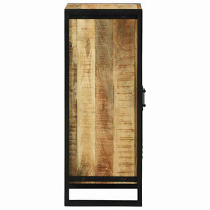 Badezimmerschrank Braun Mango Massivholz 90cm