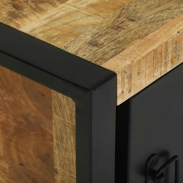 Badezimmerschrank Braun Mango Massivholz 40x30x40cm