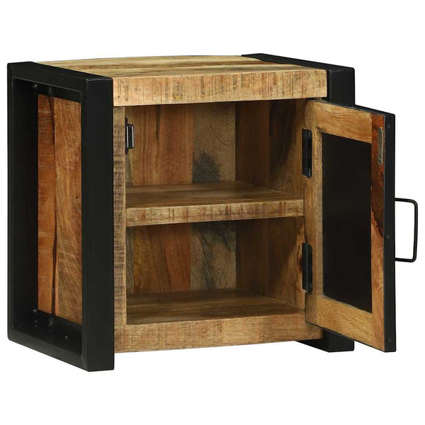 Badezimmerschrank Braun Mango Massivholz 40x30x40cm