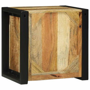 Badezimmerschrank Braun Mango Massivholz 40x30x40cm