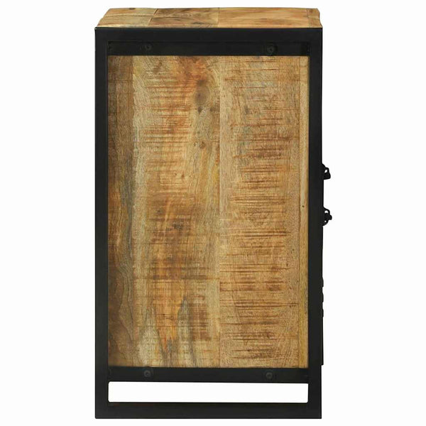 Waschbeckenunterschrank Braun Mango Massivholz