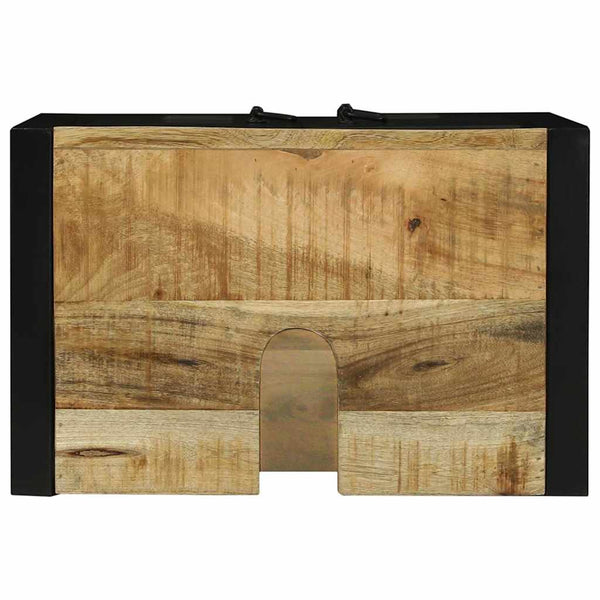 Waschbeckenunterschrank Braun Mango Massivholz