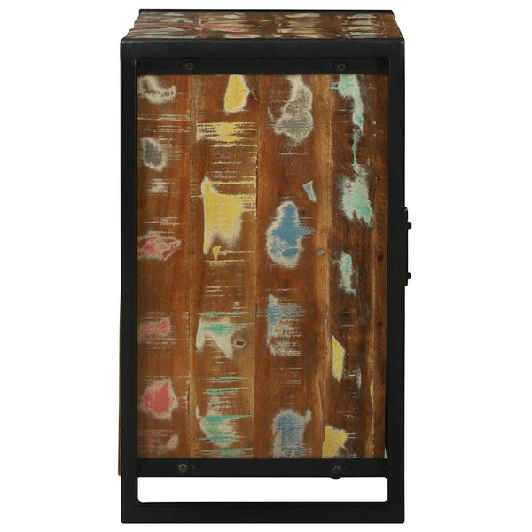 Brauner Waschbeckenunterschrank aus Massivholz
