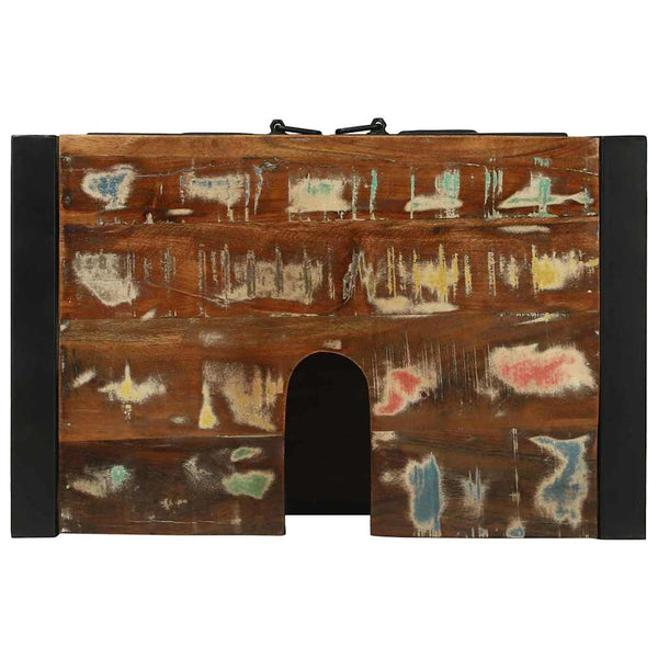 Brauner Waschbeckenunterschrank aus Massivholz
