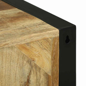 Badezimmerschrank Mango Massivholz Braun