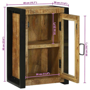 Badezimmerschrank Mango Massivholz Braun