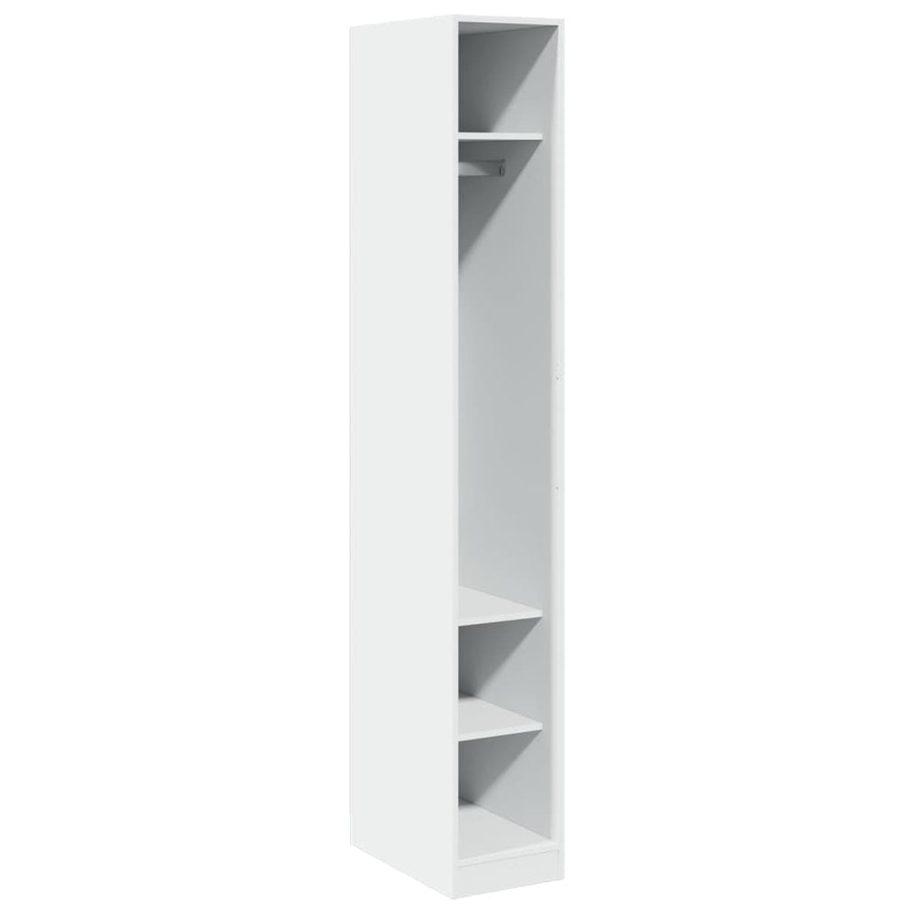 Weißer Kleiderschrank 30x50x200 cm