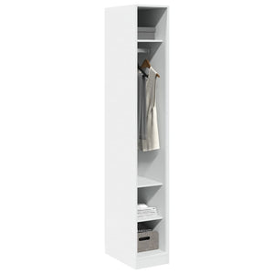 Weißer Kleiderschrank 30x50x200 cm