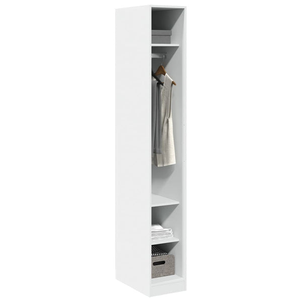 Weißer Kleiderschrank 30x50x200 cm
