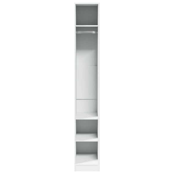 Weißer Kleiderschrank 30x50x200 cm