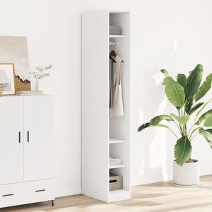 Weißer Kleiderschrank 30x50x200 cm