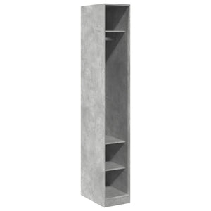 Kleiderschrank Betongrau 30x50x200 cm