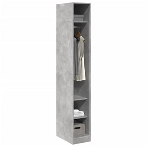 Kleiderschrank Betongrau 30x50x200 cm