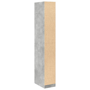Kleiderschrank Betongrau 30x50x200 cm