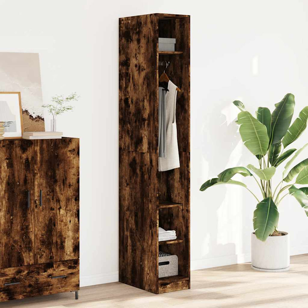 Kleiderschrank Räuchereiche 30x50x200 cm