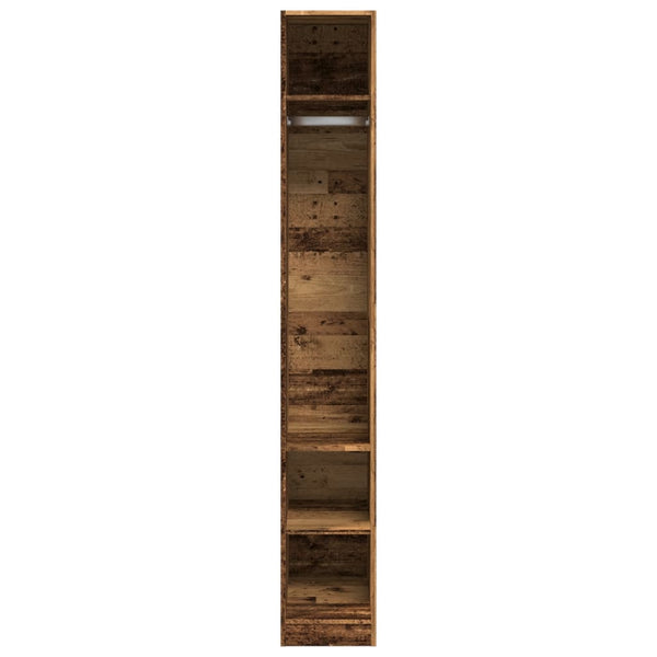 Kleiderschrank Altholz-Optik, 200 cm hoch